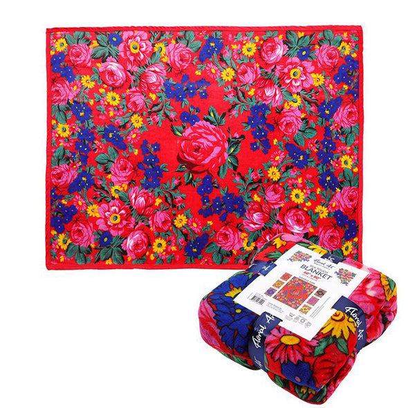 Single-Ply Twin - Kokum Floral - Red