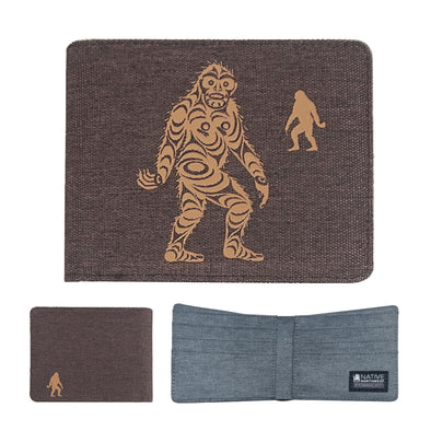 Woven Fabric Wallet - Sasquatch