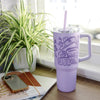 40 oz Insulated Tumbler w/Straw - Spirit Messenger