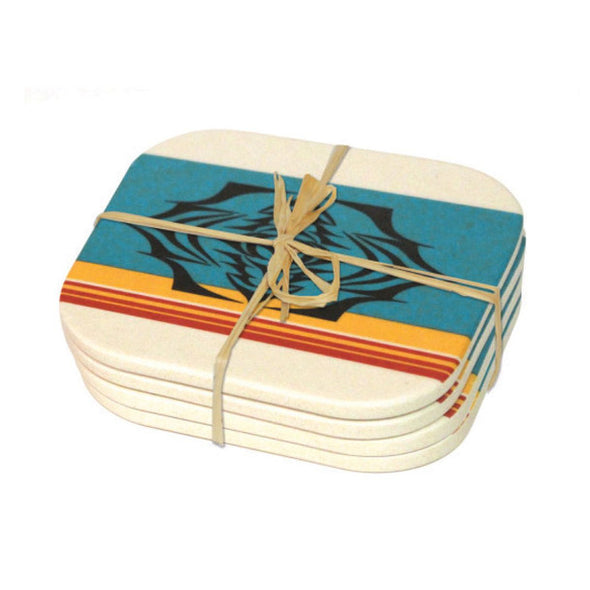 Bamboo Coasters - Salish Sunset