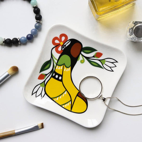 Ceramic Trinket Dish - Her Jingle Dress