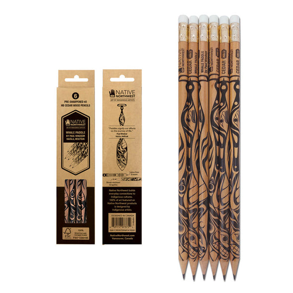 Cedarwood Pencils - HB #2 - Whale Paddle