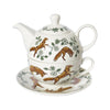 Ceramic Tea for One Set - Foxes