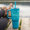 40 oz Insulated Tumbler w/Straw - All My Relatives