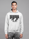 Hooded Sweatshirt - Indigenous Intertribal - White w/Black