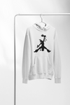 Hooded Sweatshirt - Crow Hop - White w/Black