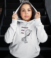 Hooded Sweatshirt - Smudge for Me - White