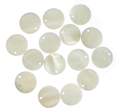 Shell Cab - Mother of Pearl Rounds - 25 mm