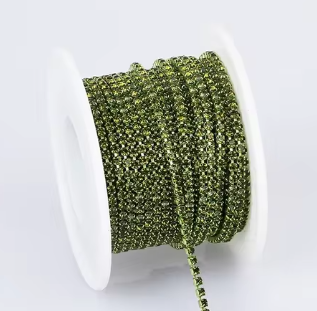 SS6 Metal Banding - Olive on Green