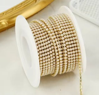 SS4 Metal Banding - Pearl on Gold
