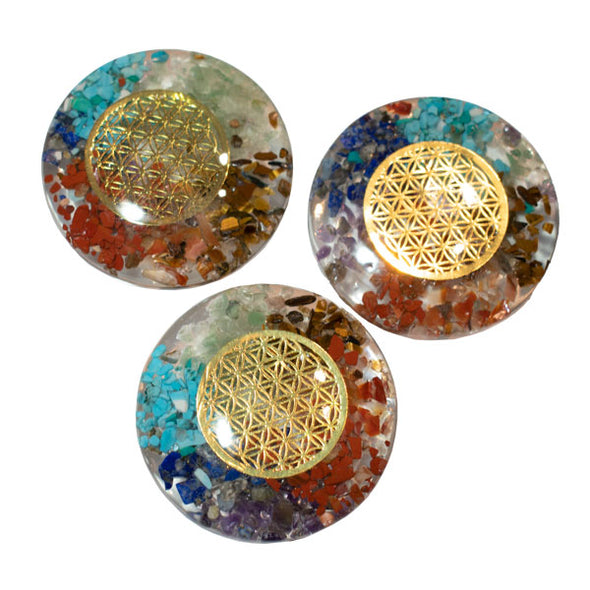 Phone Grip - Chakra Orgone with Flower of Life