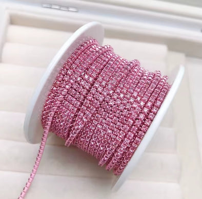 SS6 Metal Banding - Pink on Pink