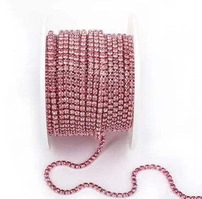 SS6 Metal Banding - Pink on Pink Metallic