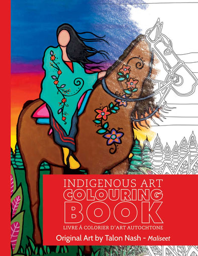 Colouring Book - Maliseet Art by Talon Nash