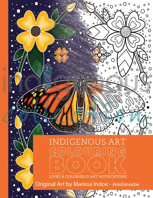 Colouring Book - Anishinaabe Art by Marissa Indoe