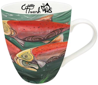 Ceramic Mug - Salmon Run