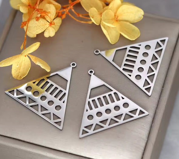 Jewelry Findings - Charm - Teepee - Silver