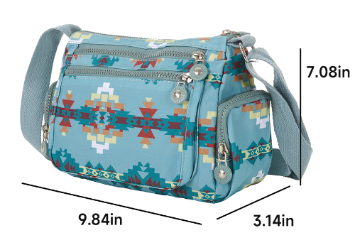 Crossbody Purse - Solstice - Light Blue