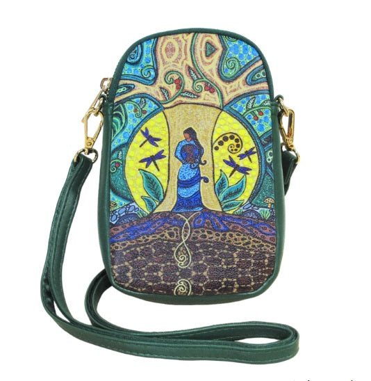 Artist Phone Purse - Strong Earth Woman