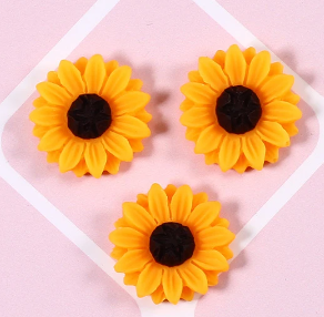 Acrylic Cab - Sunflowers - 16 mm