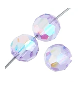 4 mm Preciosa Crystal Bead - Violet AB