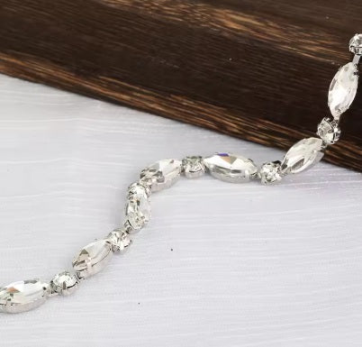 Fancy Metal Banding - XL Navettes & Rounds on Silver