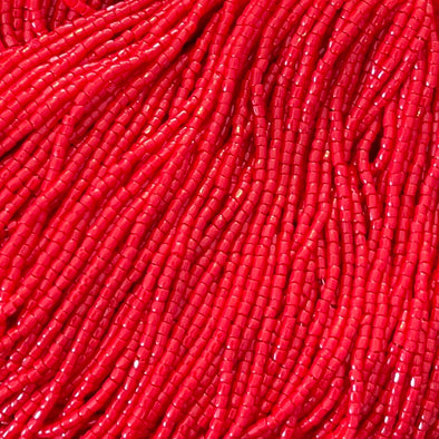 Preciosa 3-cut 9/0 - Light Red Opaque 93170