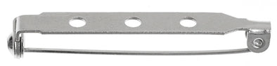 Stainless Steel Bar Pins w/Safety Catch - 1.5" - 100 PIECES