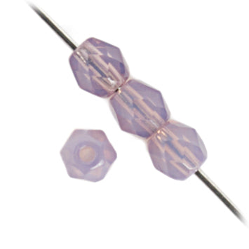 4 mm F/P Round - Transparent Lilac Opal