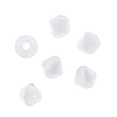 4 mm Crystal Bicone - Opaque White