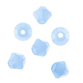 4 mm Crystal Bicone - Opaque Light Periwinkle