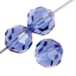 3 mm Crystal Bead - Tanzanite