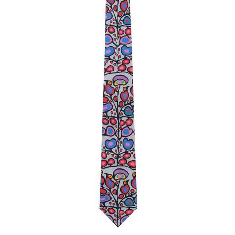 Silk Tie - Woodland Floral