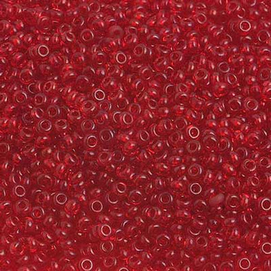 Preciosa Seed 10/0 - Dark Red Transparent
