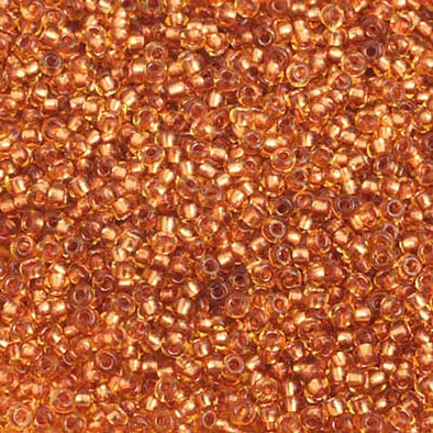 Preciosa Seed 10/0 - Copper-Lined Topaz