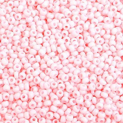 Preciosa Seed 10/0 - Chalk Light Pink Solgel