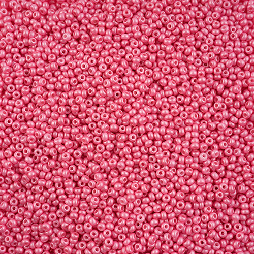 Preciosa Seed 10/0 - Dyed Chalk Light Pink Permalux
