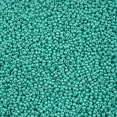 Preciosa Seed 10/0 - Dyed Chalk Mint Permalux