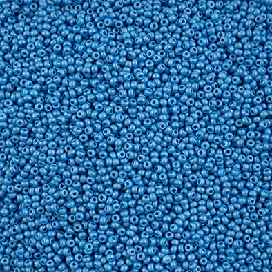 Preciosa Seed 10/0 - Dyed Chalk Light Blue Permalux