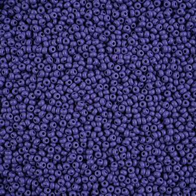 Preciosa Seed 10/0 - Chalk Dark Violet Matte Permalux