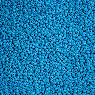 Preciosa Seed 10/0 - Dyed Chalk Dark Turquoise Matte Permalux