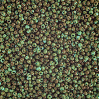 Preciosa Seed 11/0 - Turquoise Travertine