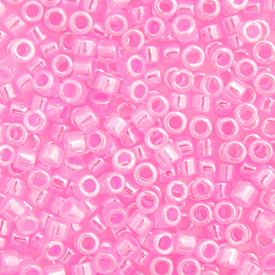 Miyuki Delica 11/0 - Dark Crystal Pink Ceylon Lined-Dyed