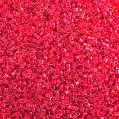 Miyuki Delica 11/0 - Poppy Red Luminous Neon