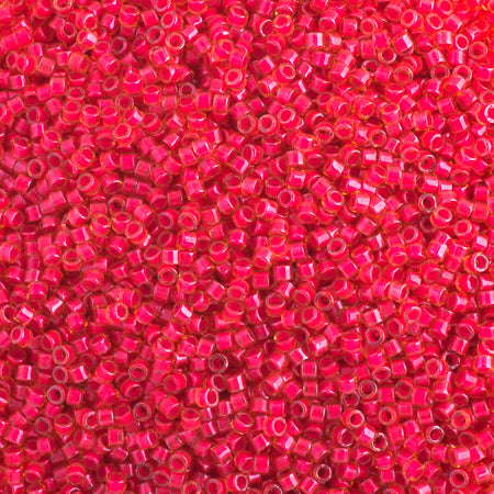 Miyuki Delica 11/0 - Poppy Red Luminous Neon