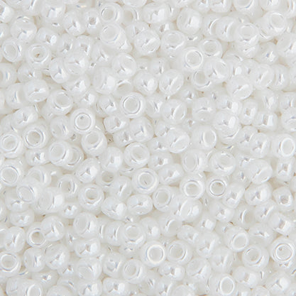 Miyuki Seed 11/0 -  White Pearl Opaque Luster 0420
