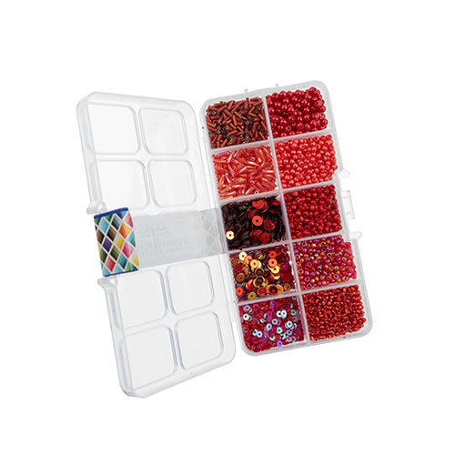 Sequins & Beads Kit - Red