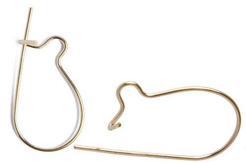 Kidney Ear Wires - 14K Gold Filled (2 PAIRS)