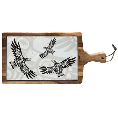 Serving Board w/Glass Inlay - Soaring Eagle