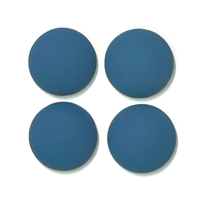 Acrylic Cab - 18 mm Matte Rounds - Navy Blue